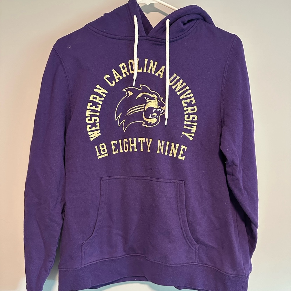 Western Carolina university hooded sweatshirt